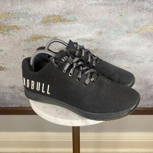 NOBULL Shoes Mens Size 8 Black Trainer CrossFit Games Sneakers Low Top Athletic